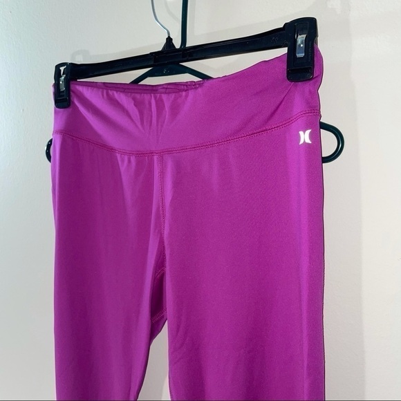 Hurley x Nike Dri-Fit Legging Full Length Ankle Zip Performance Workout Pants - Picture 2 of 8